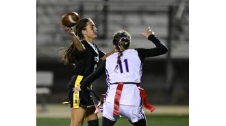 Mountain Vista defeats Arvada West to win first-ever 5A flag football championship.