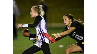 Arvada West's top players, Saylor Swanson and Sara Walker, dominate in the first official season of flag football.