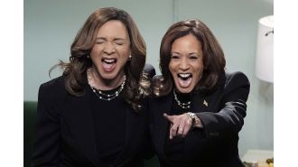 Harris unexpectedly appears on American TV program, Saturday Night Live.