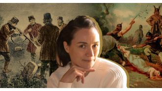 A former detective aiding in the resolution of 400-year-old mysteries.