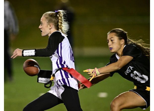 Arvada West's top players, Saylor Swanson and Sara Walker, dominate in the first official season of flag football.