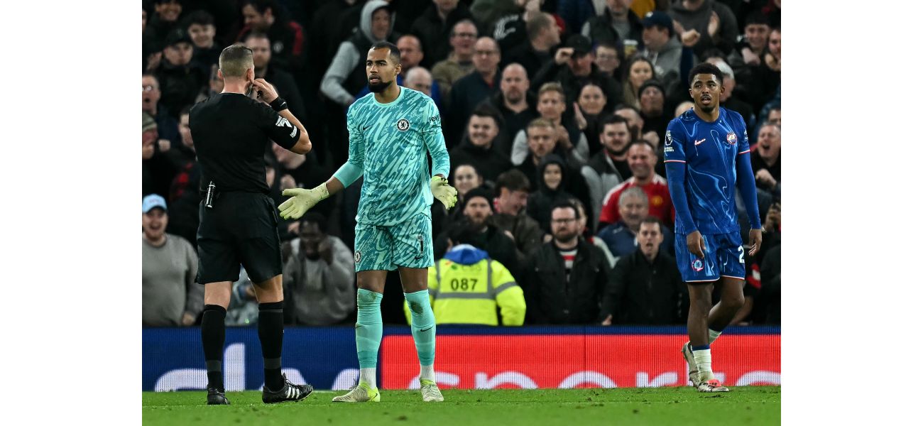 Man Utd and Chelsea's player ratings: Robert Sanchez receives low score of 3/10 for costly mistake.