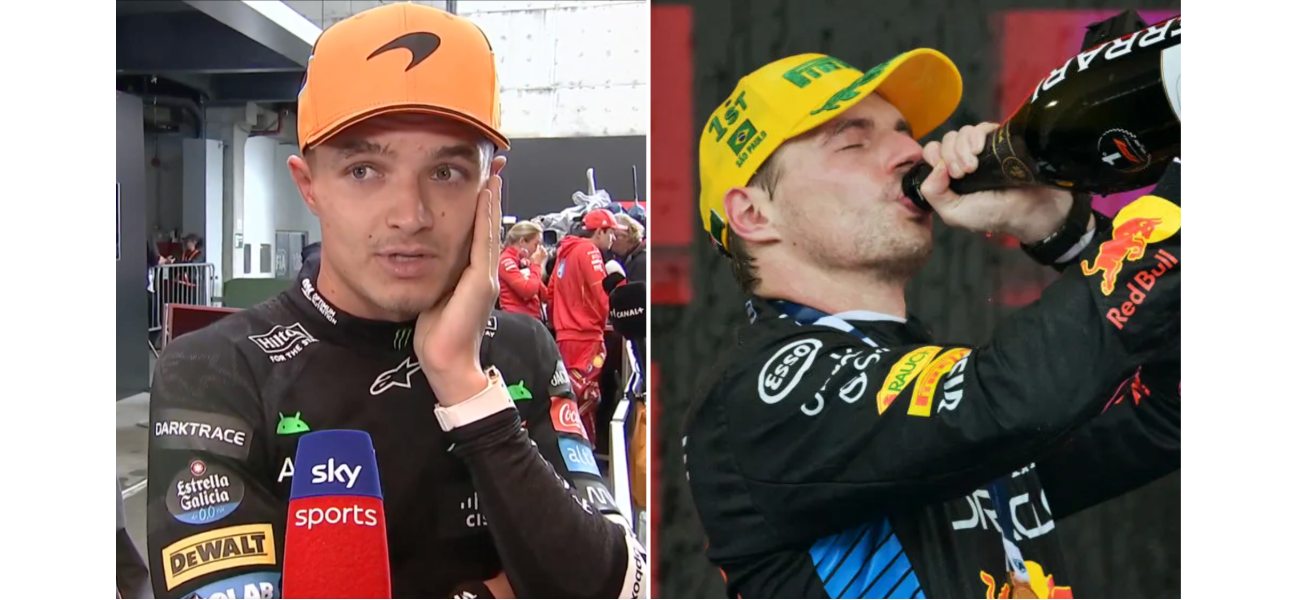 Lando Norris believes Max Verstappen's recent Formula 1 victory was fortunate, as his own chances of winning the title have diminished.