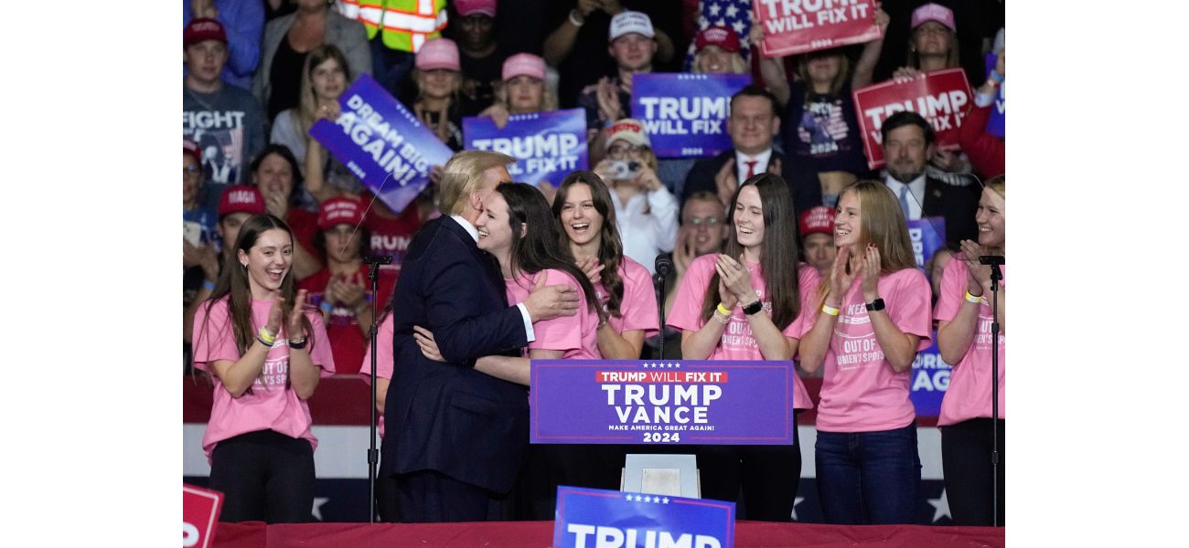 Trump aims to improve his standing with women, but his language remains unchanged.