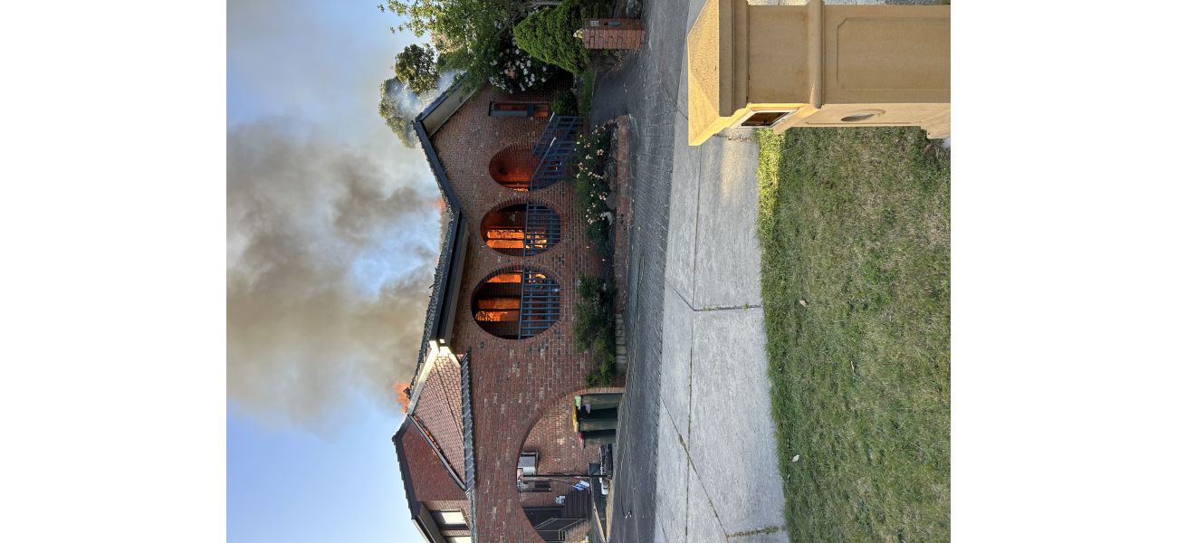 Deceased discovered following house fire in Melbourne.