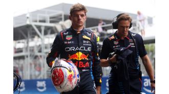 Max Verstappen's profanity-laced outburst following red flag controversy at Brazilian Grand Prix.