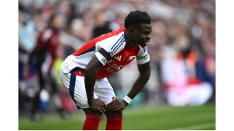 Saka's message to Arsenal players following loss to Newcastle.