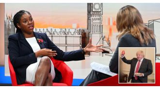 Kemi Badenoch believes the government should not have been fined for Partygate.