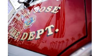 Ten people in San Jose were forced to leave their homes due to a fire in a residential building.