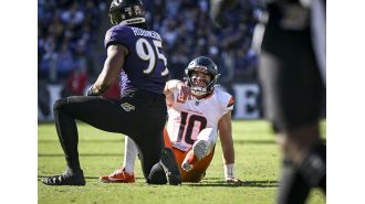 Denver Broncos suffer devastating defeat to Baltimore Ravens by a score of 41-10 in Week 9 of the NFL.