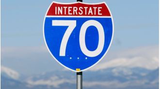 I-70 shut down in both directions near Vail due to accident.