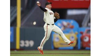 Matt Chapman and Patrick Bailey from the SF Giants receive Gold Glove Awards.