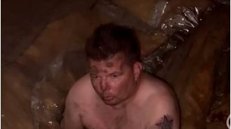 A British tourist in Thailand fell from a balcony while naked and covered in feces.