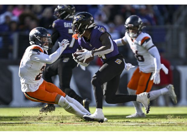 Broncos dominated by Ravens, suffering 41-10 defeat with four consecutive TD drives.
