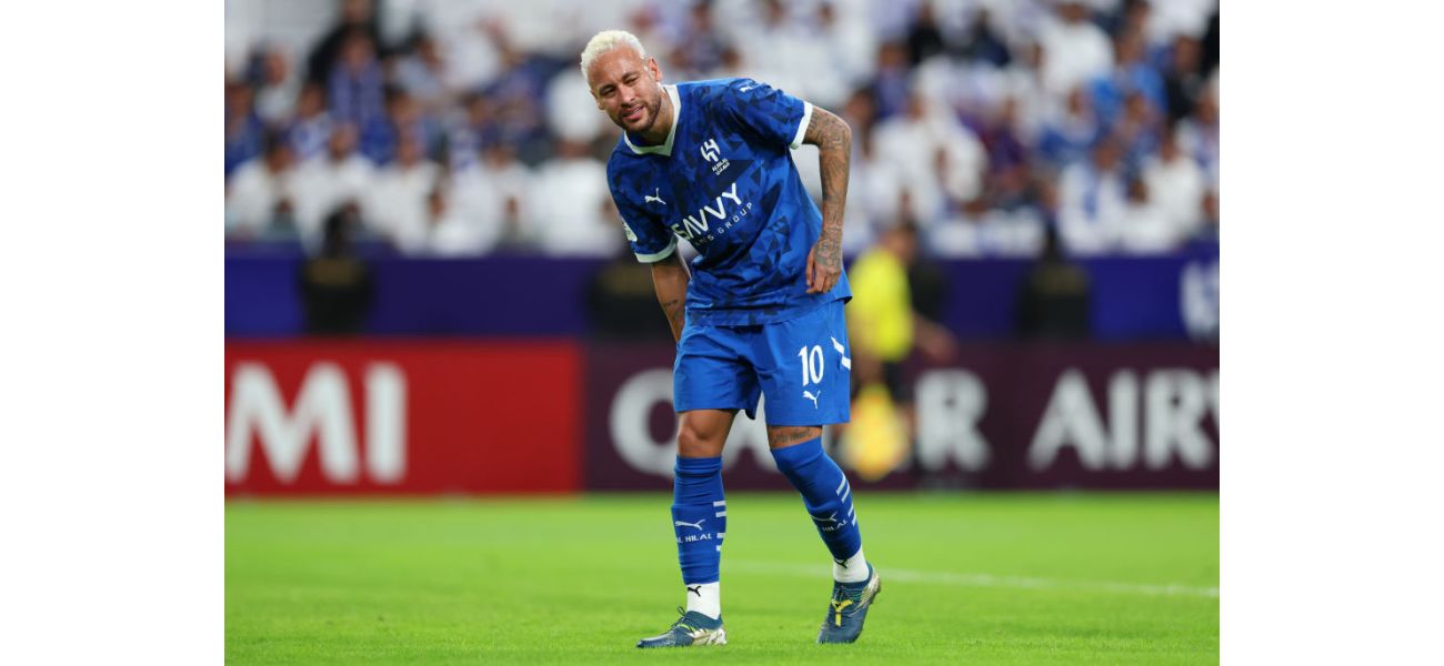 Neymar gives update on injury after returning from ACL tear in only two games.