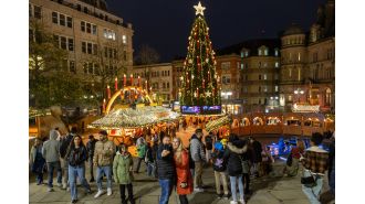 Christmas market criticized for overcharging at £13.50 for a beer and hotdog.