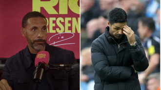 Rio Ferdinand is questioning Mikel Arteta's decisions after Arsenal's loss and expresses his surprise.