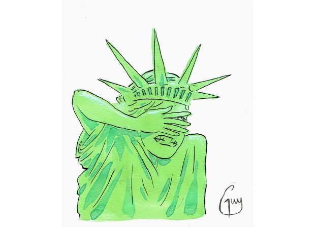 Guy Venables creates a daily cartoon for the newspaper Metro.