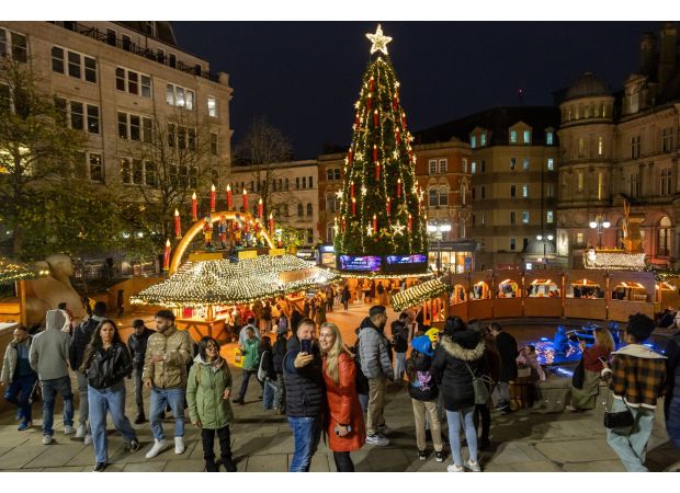 Christmas market criticized for overcharging at £13.50 for a beer and hotdog.