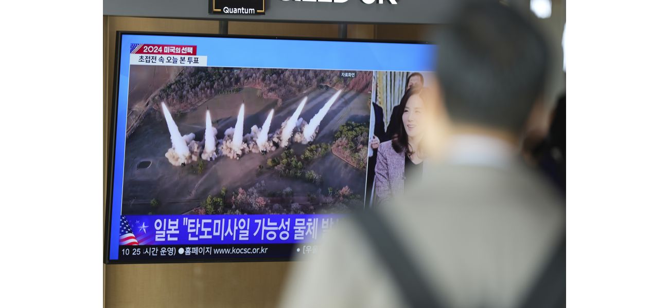 Ahead of the US election, North Korea launches a series of ballistic missiles into the sea.
