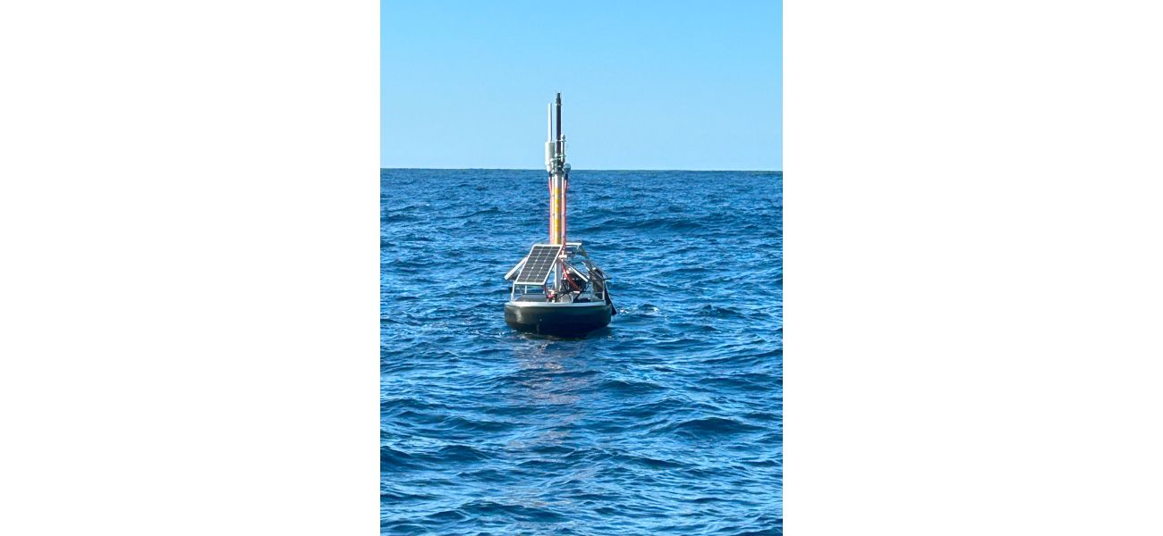 A strange 15m-tall object floating near Australia is trying to communicate with outer space.