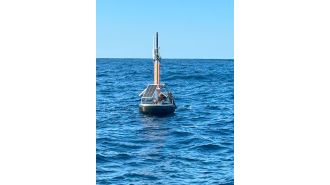 A strange 15m-tall object floating near Australia is trying to communicate with outer space.