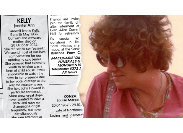 Sean's mother Jennie's obituary unexpectedly made her famous, much to his surprise.