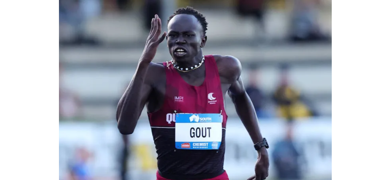 Gout's manager responds to comparisons to Usain Bolt following record-breaking 200m race.