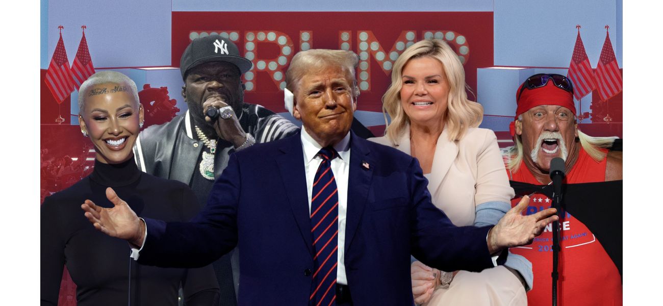 Famous figures endorsing Trump in the US election that may come as a surprise.
