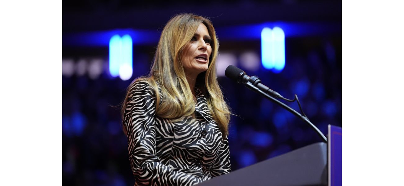 Is Melania Trump supporting her husband Donald and where can she be found?