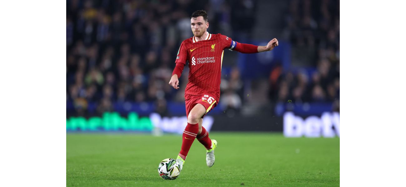 Liverpool is looking at three potential players to fill in for Andy Robertson when the transfer window opens in January.