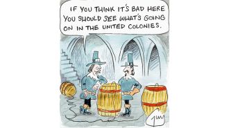 Guy Venables creates the Metro newspaper's daily cartoon.