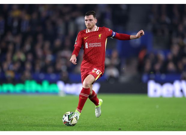 Liverpool is looking at three potential players to fill in for Andy Robertson when the transfer window opens in January.