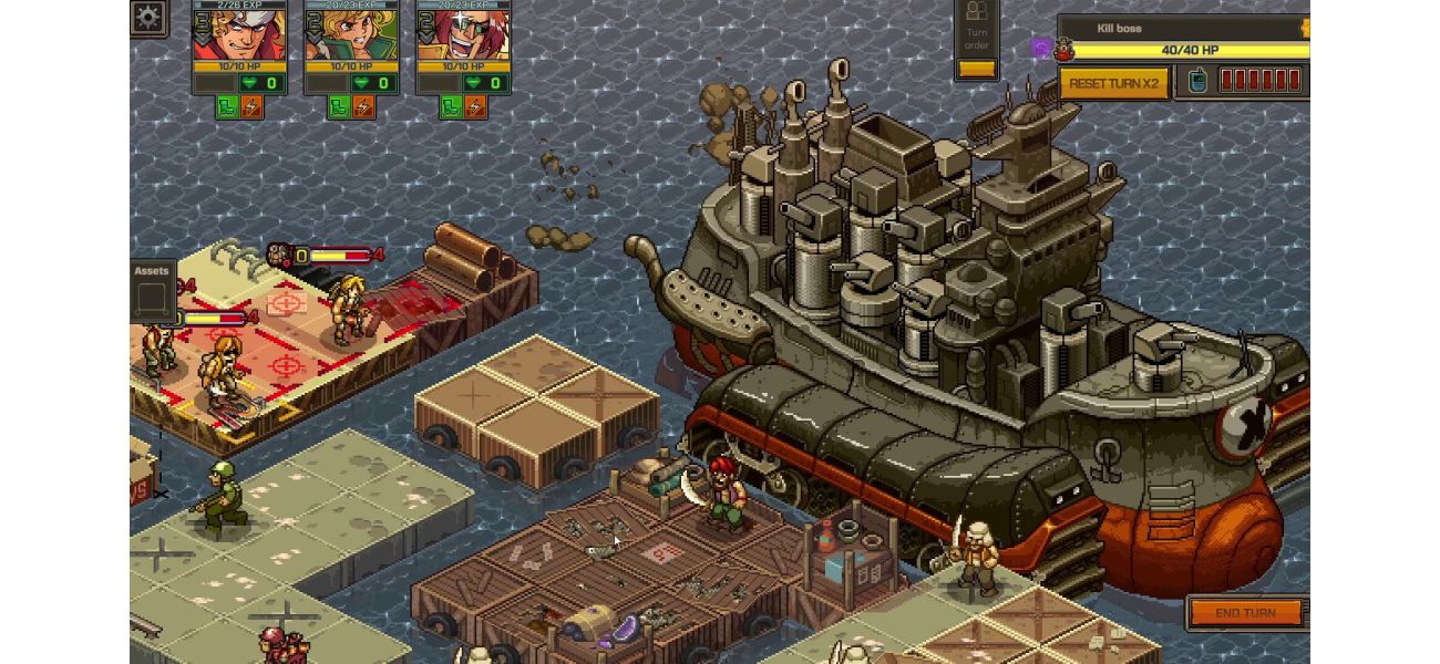 A high-speed strategy game that stands out in the Western market, Metal Slug Tactics receives a positive review.