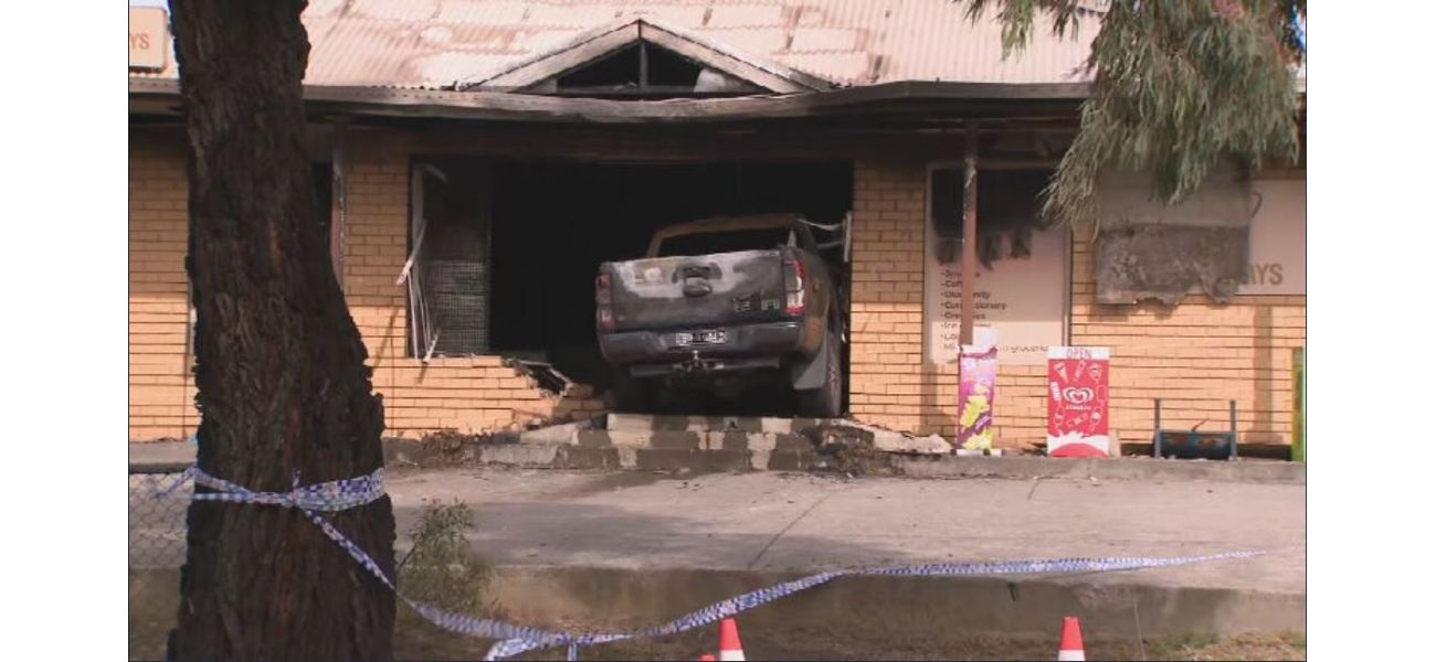 Two people were saved from their house after a possible attack on a milk bar resulted in a fire.