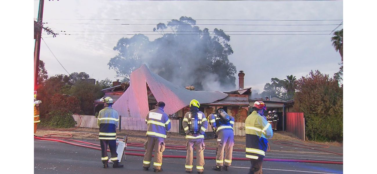 Suspicious fire destroys historic home after nearby explosion rattles residents.