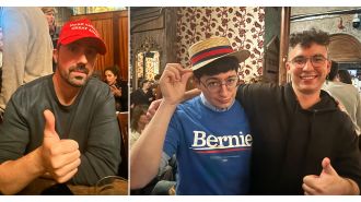 Londoners are feeling a mix of nerves and hope as the tense US election begins.