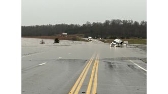 Two people working at a poll died alongside three others in Missouri due to sudden flooding.
