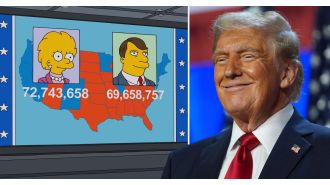 In 2024, The Simpsons eerily predicts the US election map with impressive accuracy.
