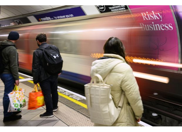 Delays in rush hour on London's underground due to track works running over schedule.