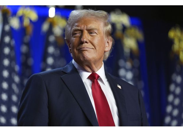 Trump speaks to followers after winning election, vows to continue working hard.