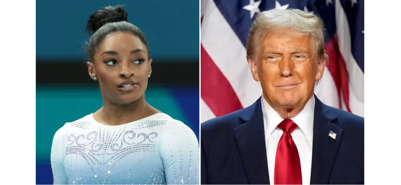 After winning the US election, Simone Biles criticizes those who voted for Donald Trump.