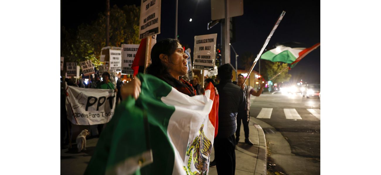 People are protesting against Trump in San Jose and Berkeley.