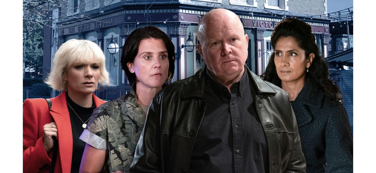 Phil Mitchell's family is shocked as he is arrested for murder in the popular soap opera EastEnders.
