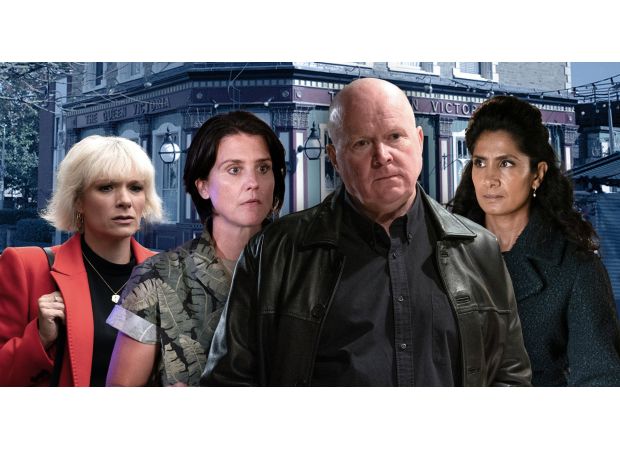 Phil Mitchell's family is shocked as he is arrested for murder in the popular soap opera EastEnders.
