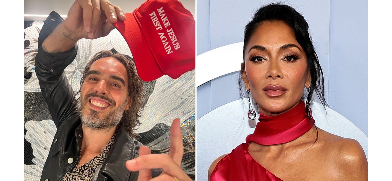 Singer Nicole Scherzinger faces criticism for seemingly supporting Donald Trump on a social media post by comedian Russell Brand.