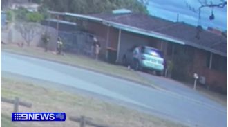 Elderly man forcefully removed from vehicle while wife looked on in fear.