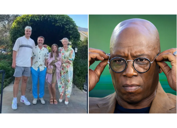 Ian Wright was amazed by a popular image of Gary Barlow's son.