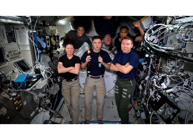 Nasa updates on health of four astronauts hospitalized for unknown reasons.
