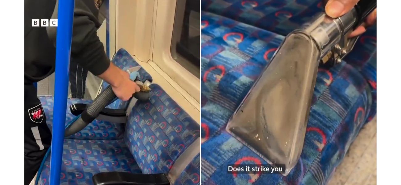 Cleaner exposes shocking truth about London Underground seat conditions.